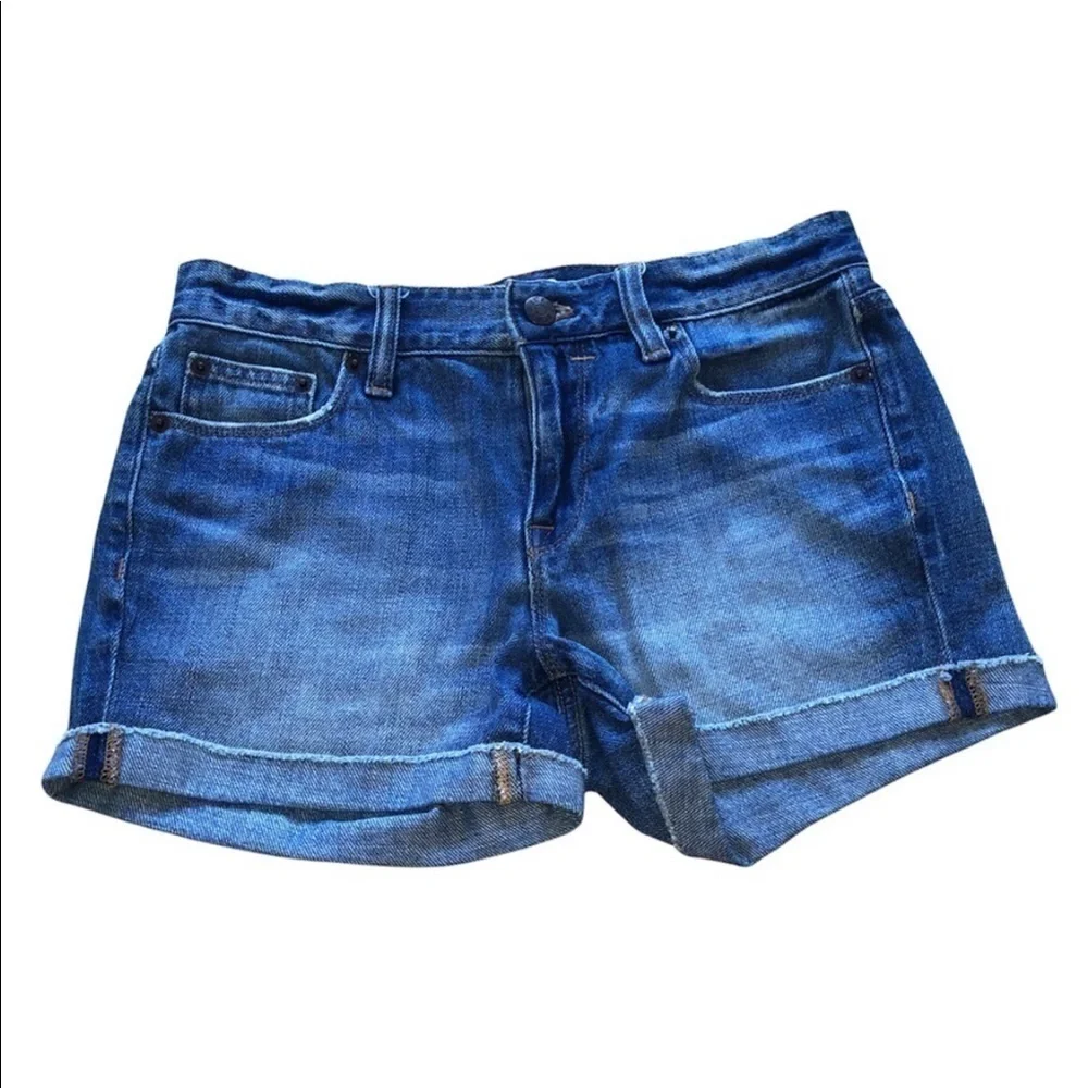 J. Crew Cuffed Denim Jean Shorts